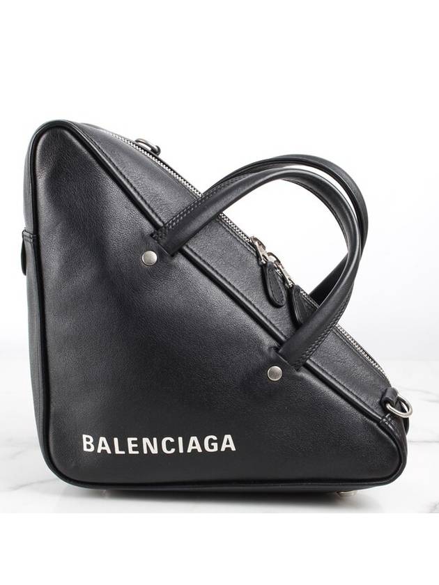 Luxury Balenciaga  Logo triangle small duffel bag