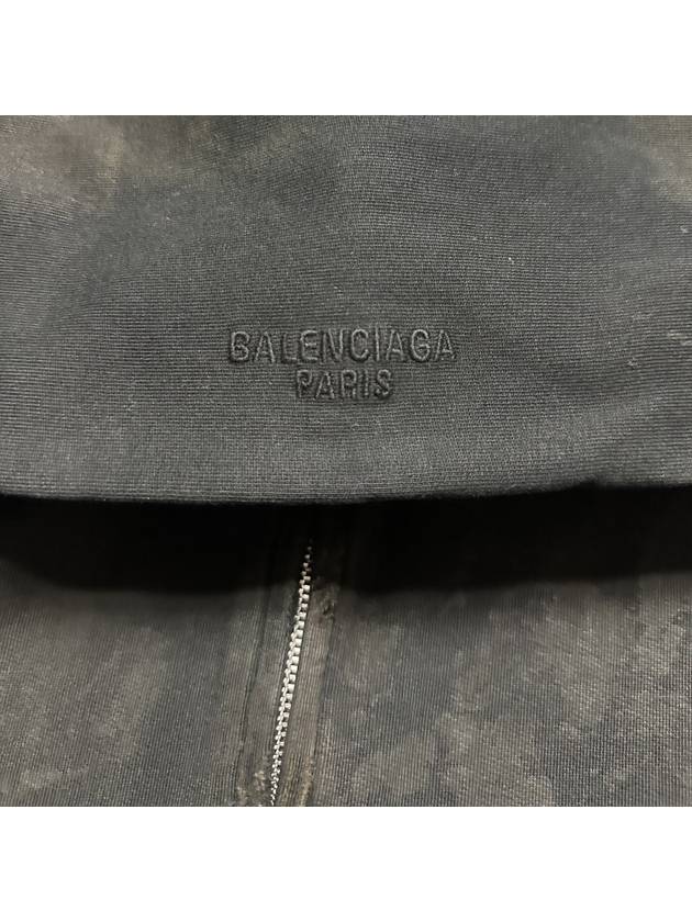 Luxury Balenciaga  Mud Distressed Hooded Zip Up 100
