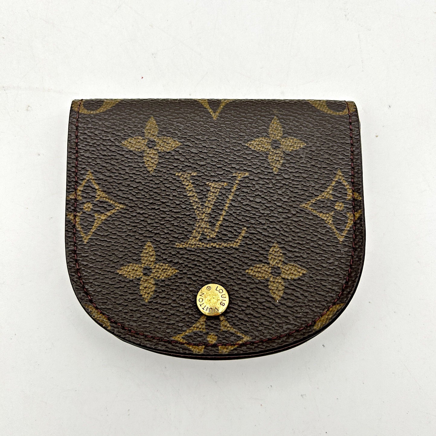 LOUIS VUITTON Monogram Porte-Monnaie Gousset Change Purse lv6608vd