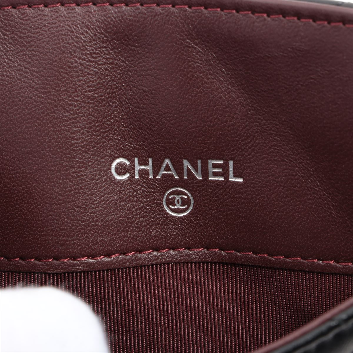 Chanel Matrasse  Passcase Black Silver Gold  19th