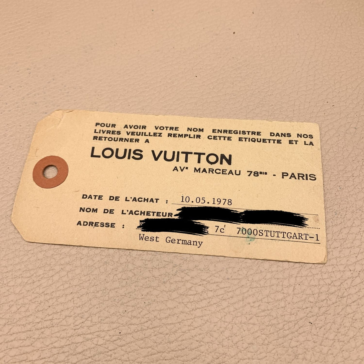 LOUIS VUITTON Vintage Monogram President Hard Case Briefcase Bag