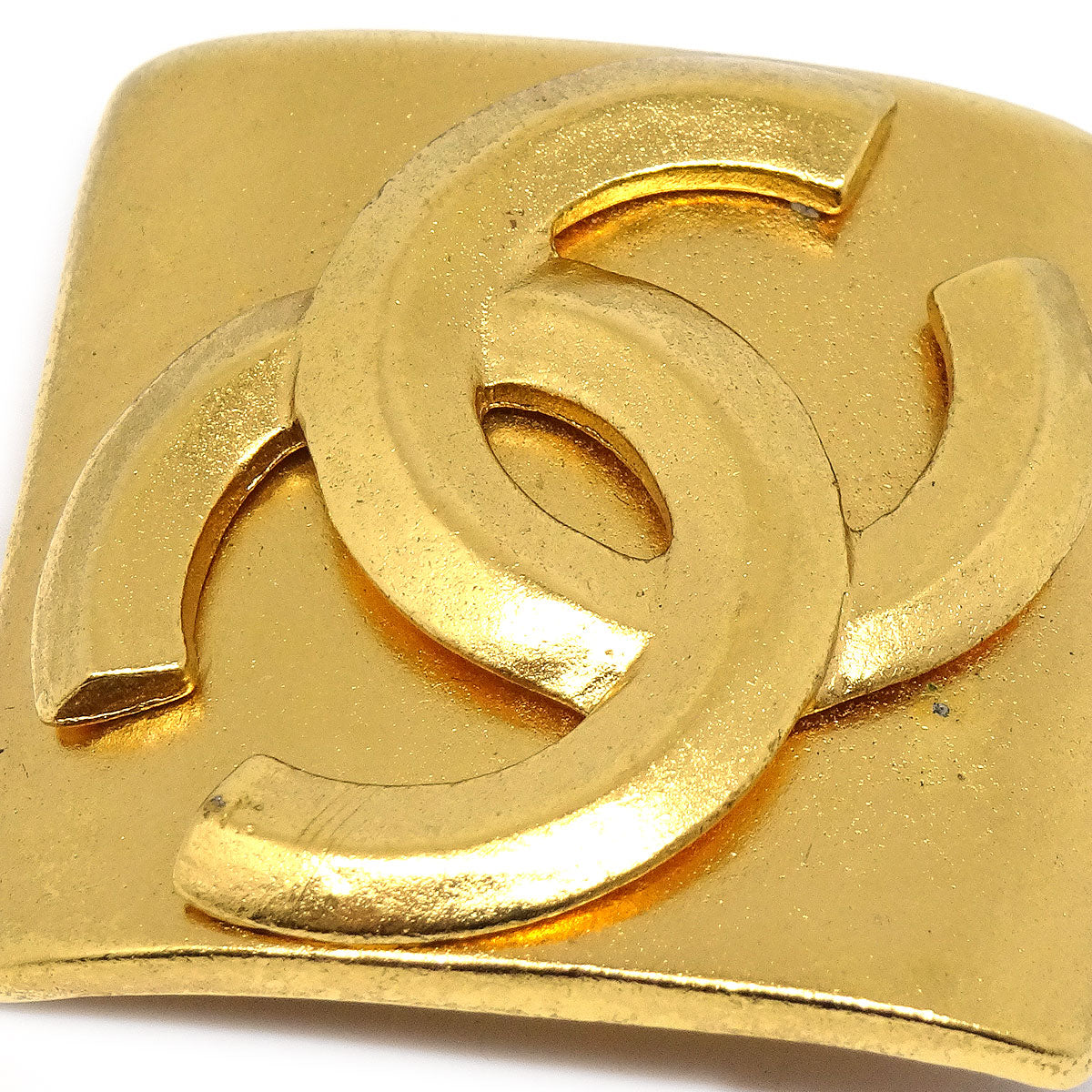 CHANEL 1996 Diamond Brooch Gold