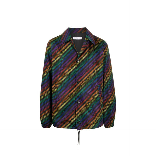 Givenchy Rainbow Chain Nylon Jacket Men