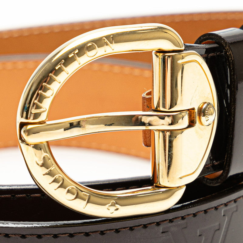 Louis Vuitton Monogram Vernis Sanctuary Belt 32/80 M6979 Amarant Pearl Patent Leather  Louis Vuitton