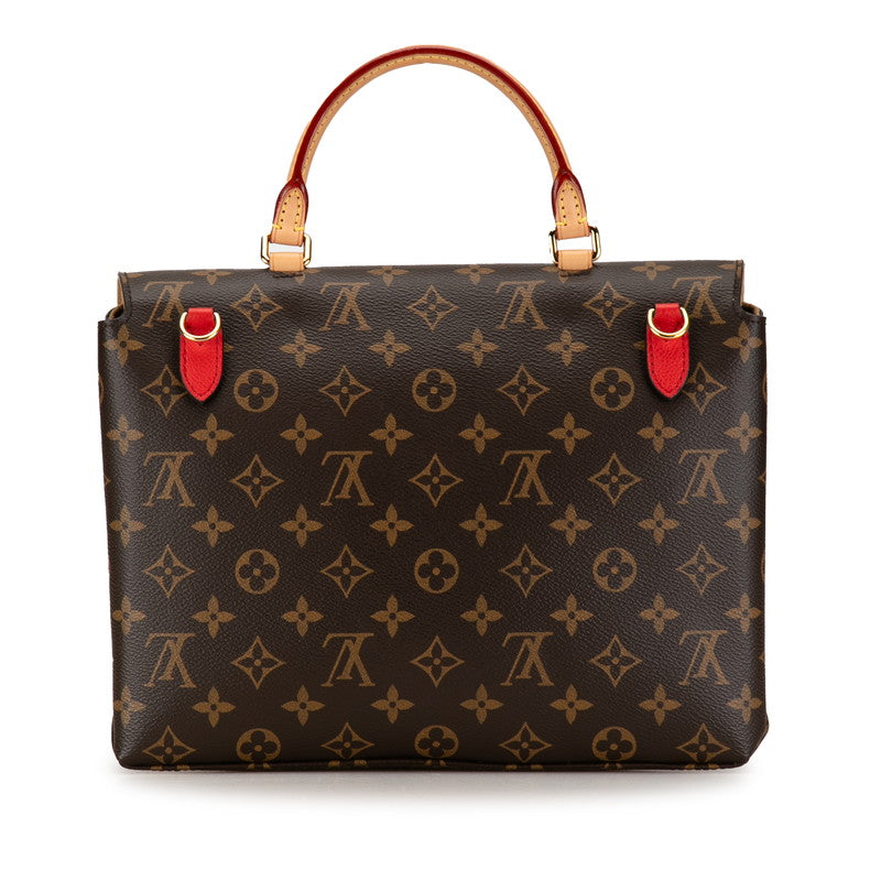 Louis Vuitton Monogram Marinian Handbag 2WAY M44286 Brown Coclico PVC Leather  Louis Vuitton
