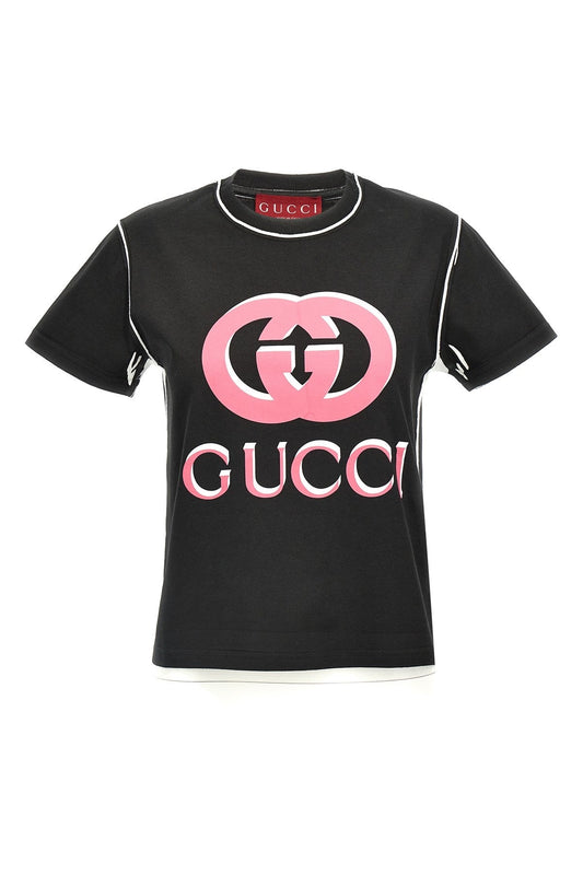 Gucci Women Logo Print T-Shirt
