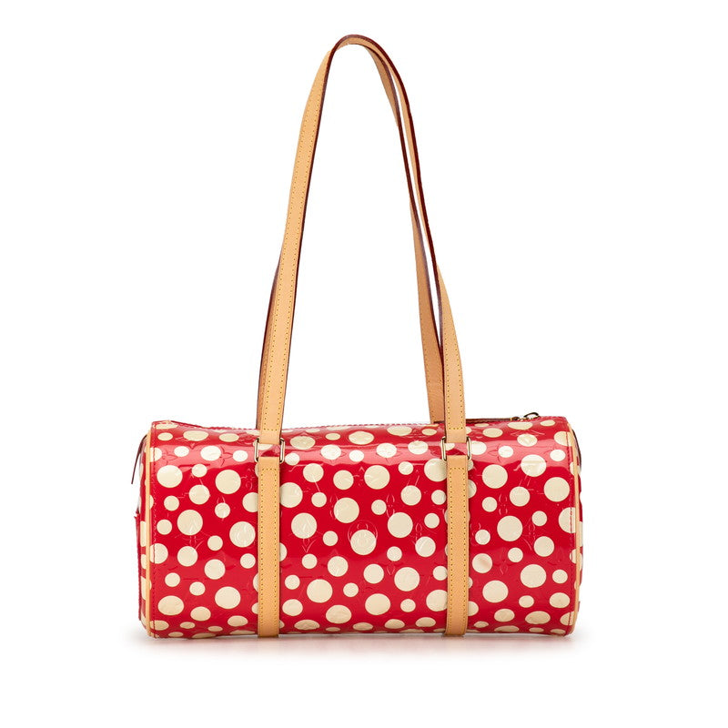 Louis Vuitton LV  YK Monogram Vernis Papillon 30 Dot Infinity Handbag M91425 Red Rouge Patent Leather  Louis Vuitton