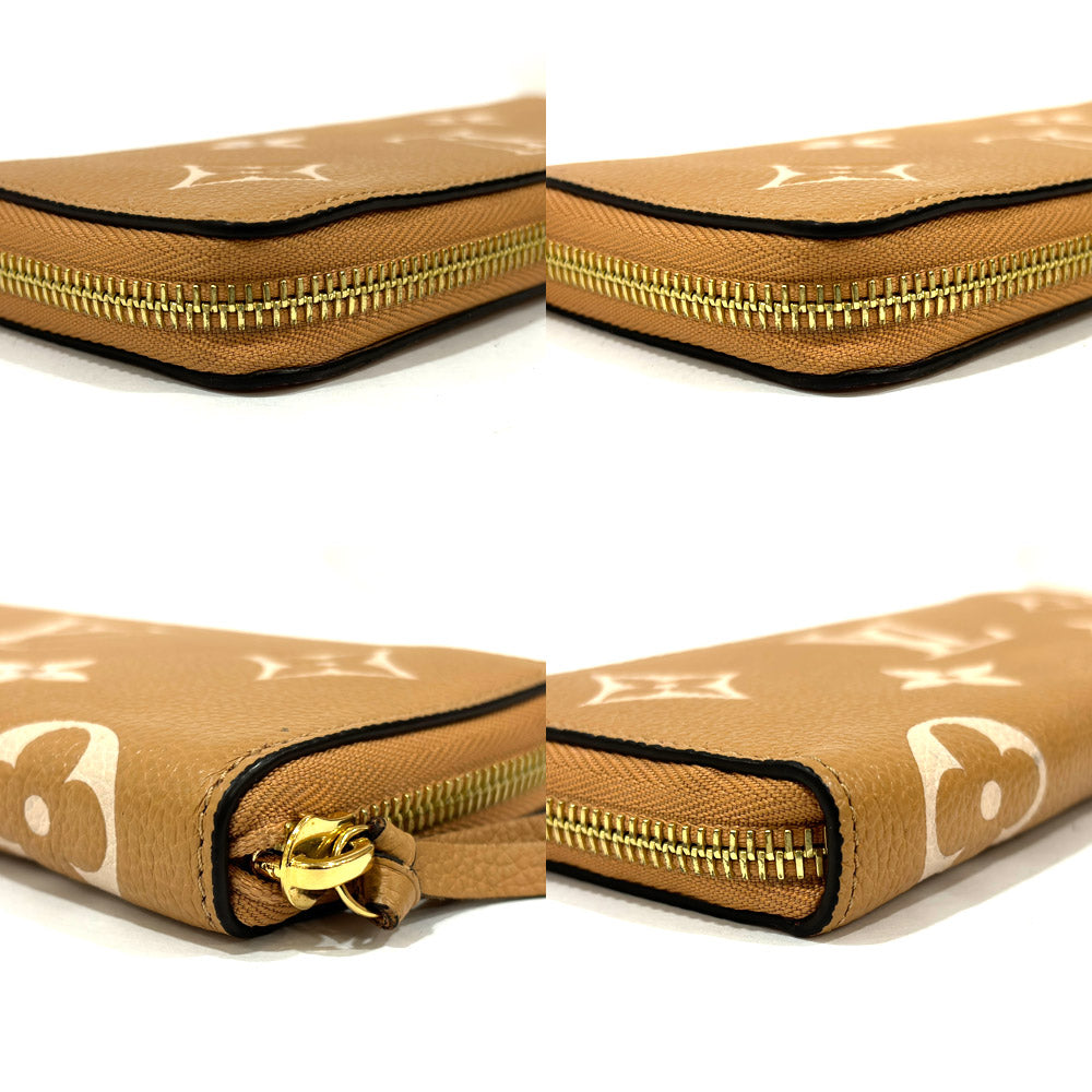 Louis Vuitton Portefolio Claimans M81460 Bi-colour Monogram Amplant Arizona Long Wallet Wallet