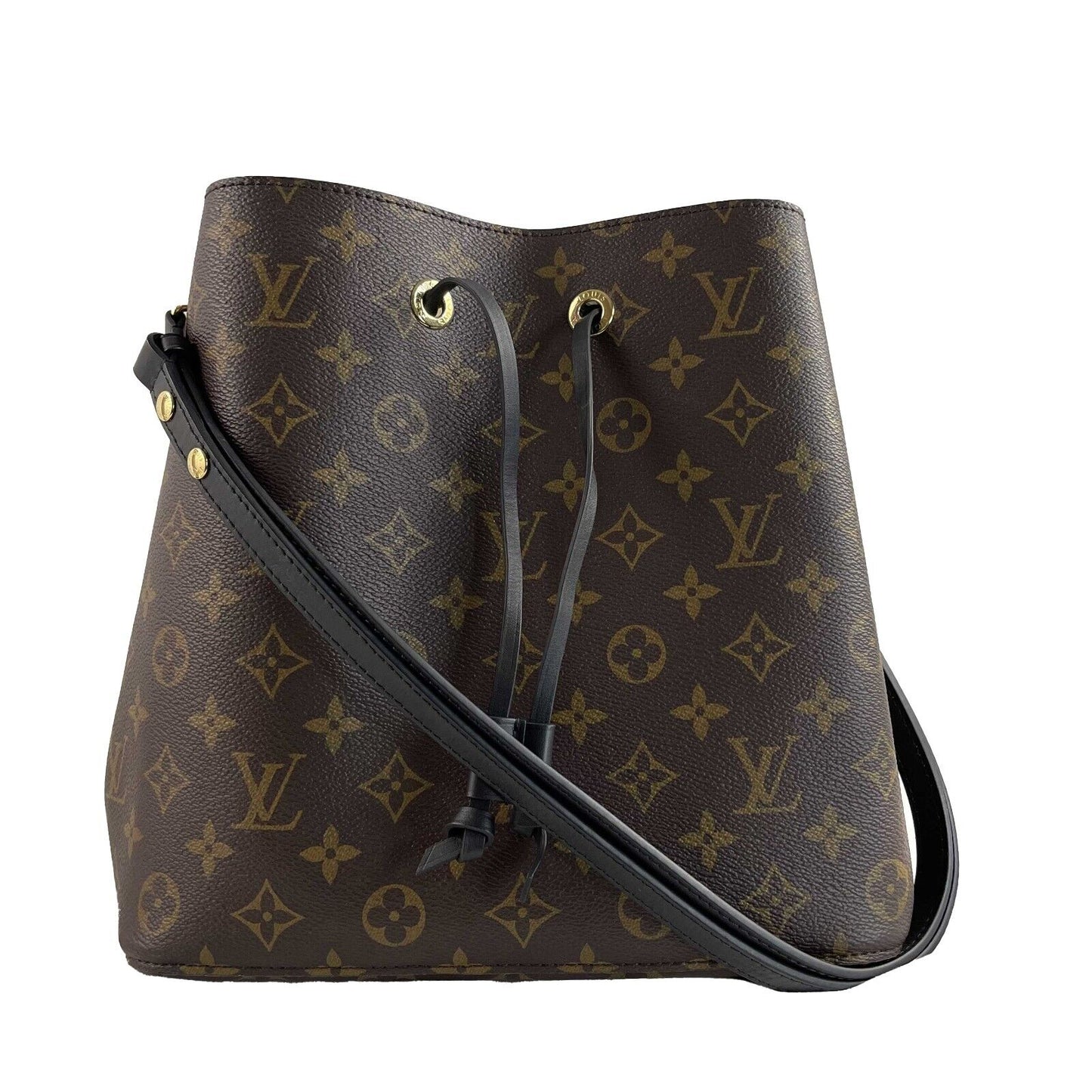 LOUIS VUITTON - Excellent - LV NeoNoe Monogram Brown Canvas MM Shoulder Bag