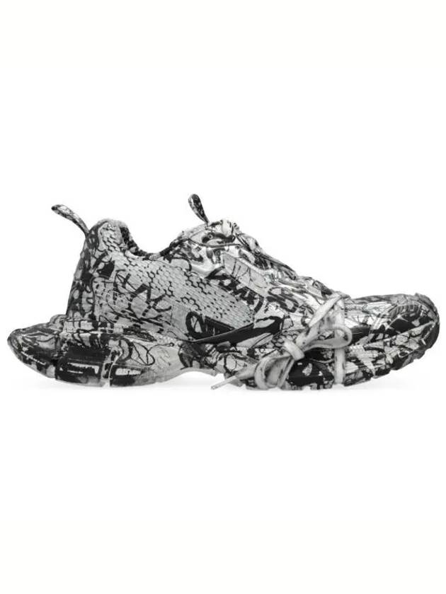 Luxury Balenciaga  3XL Extreme Graffiti Low Top Sneakers Grey