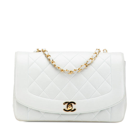 Chanel Diana Lambskin Shoulder Bag