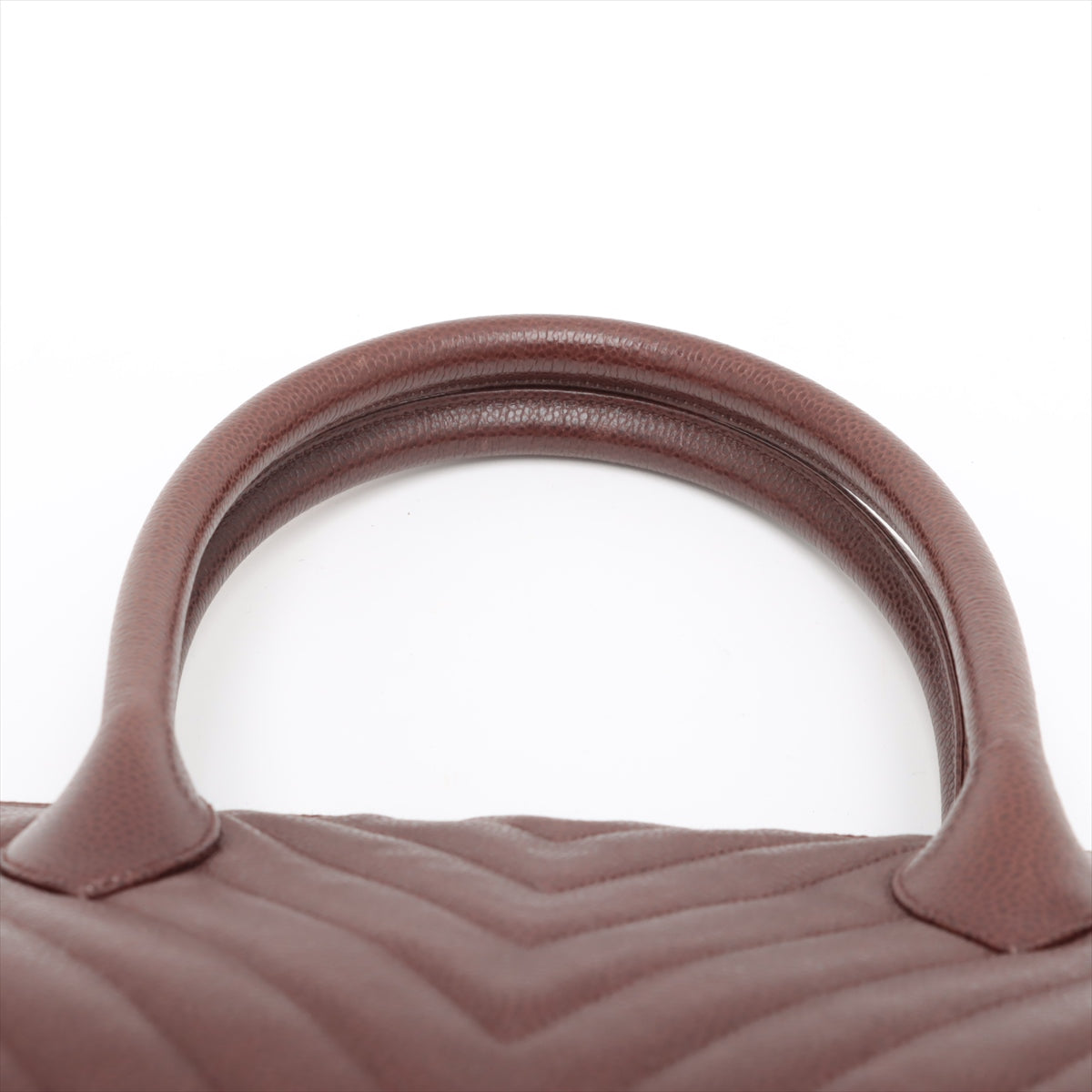 Chanel V Stitch Caviar S Tote Bag Brown G  1st