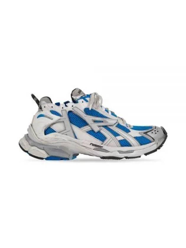 Luxury Balenciaga  Runner Low Top Sneakers Blue