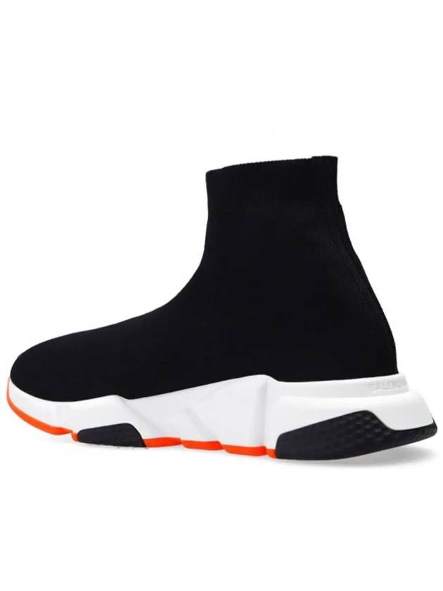 Luxury Balenciaga  Speed Runner High Top Sneakers Black Orange