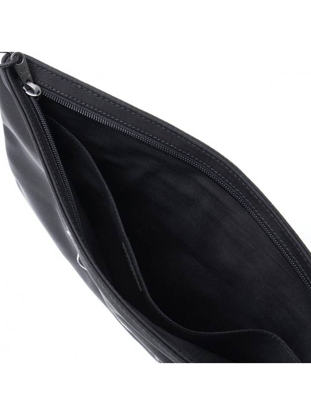 Luxury Balenciaga  Earth Print Nylon Clutch Bag Black