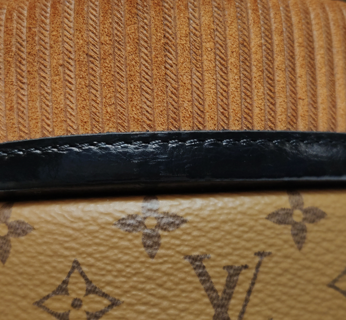 preloved Louis Vuitton (LV) Boite Chapeau leopard print bag beige 17cm*16cm*7.5cm 250215781064926