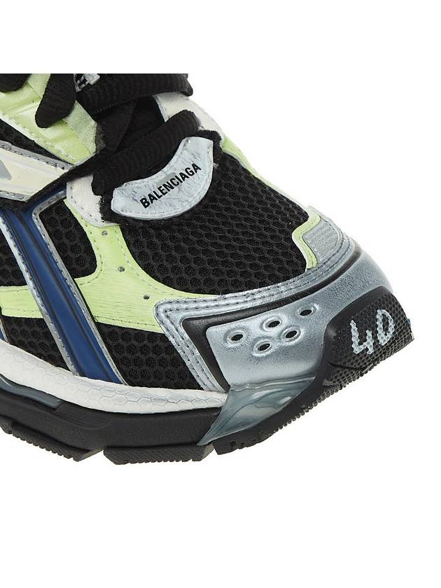 Luxury Balenciaga  Runner Low Top Sneakers Green Black Blue