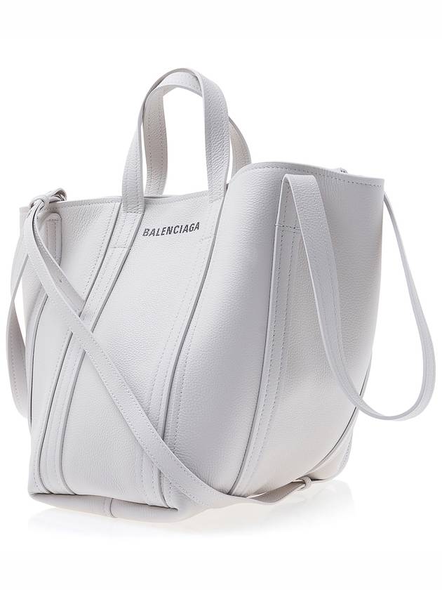 Luxury Balenciaga  Calfskin Everyday Tote Bag White