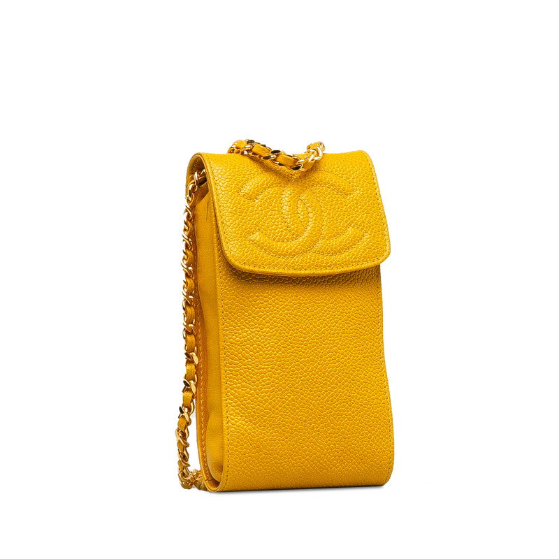 Chanel Coco Mark Caviar Skin Shoulder Bag
