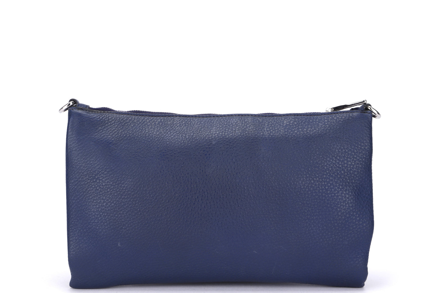 Prada Blue Leather Sling Bag, with Strap, Card & Dust Cover