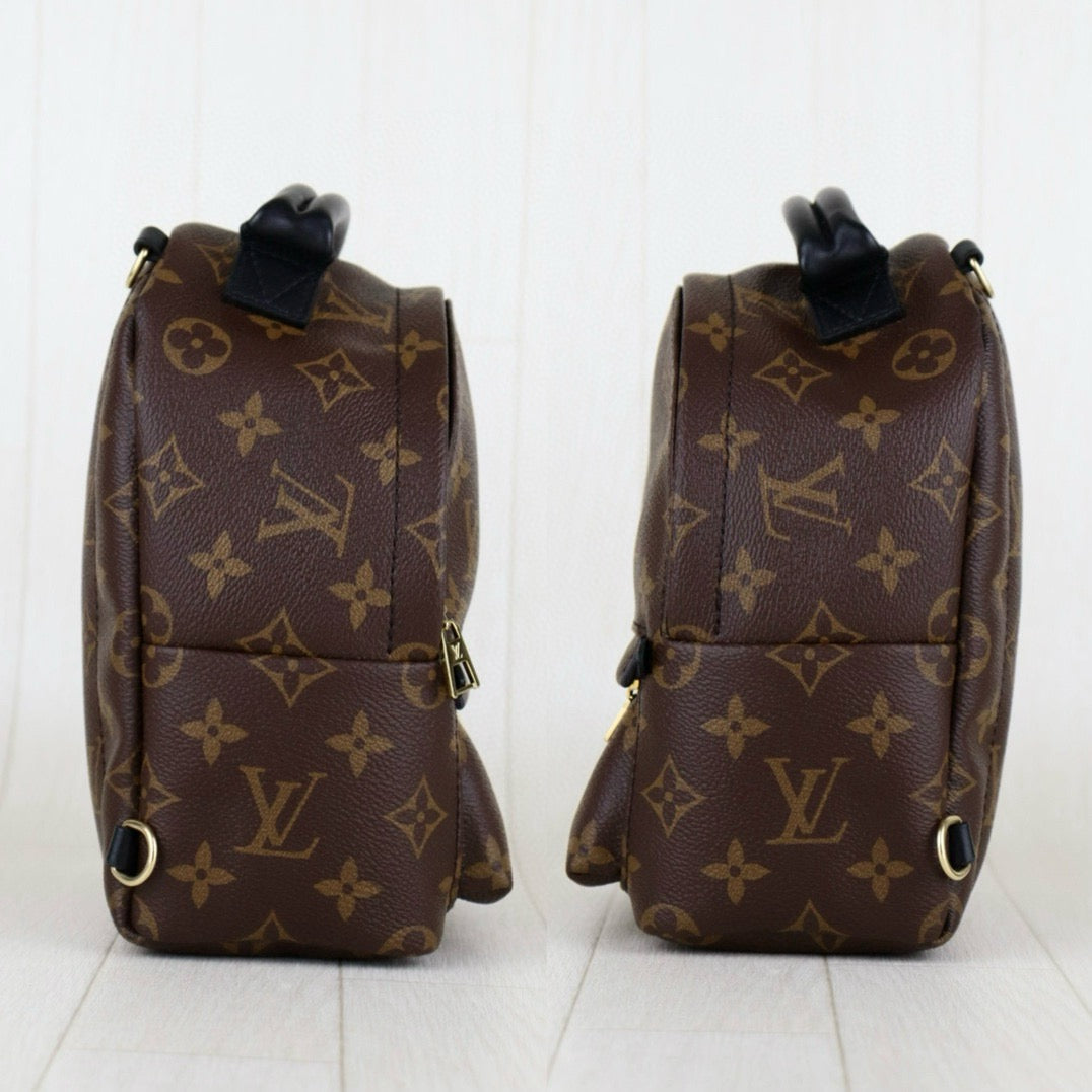 Very Good ( Rank A) ｜  LV Monogram Coated Canvas Mini Palm Springs Backpack｜S24111219