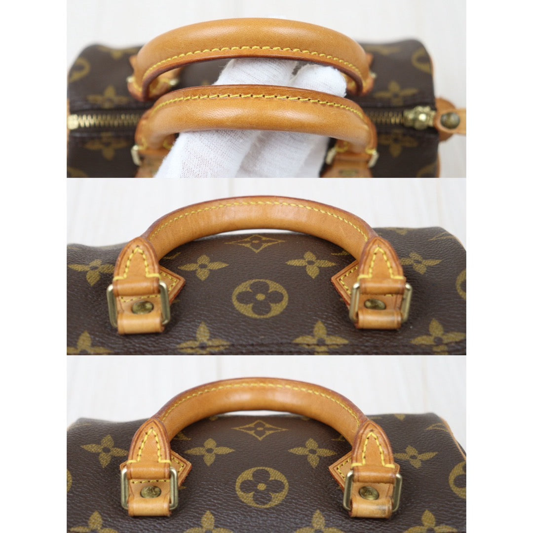Rank AB ｜ LV Monogram Mini Speedy Handbag With Shoulder Strap｜24061106