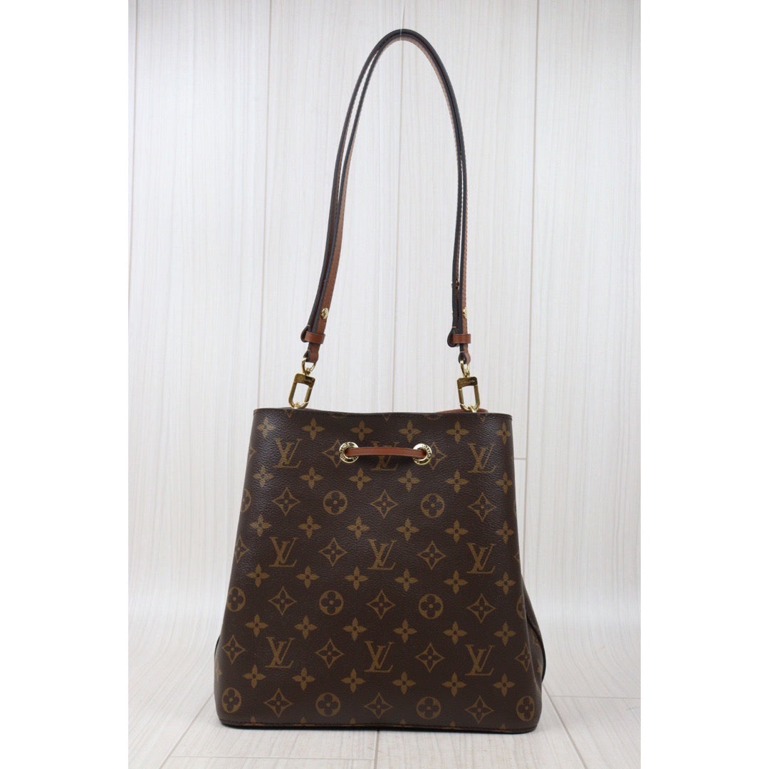 Rank A｜ LV Monogram Neonoe Canvas  Brown Shoulder Bag IC Chip Model｜S24061716