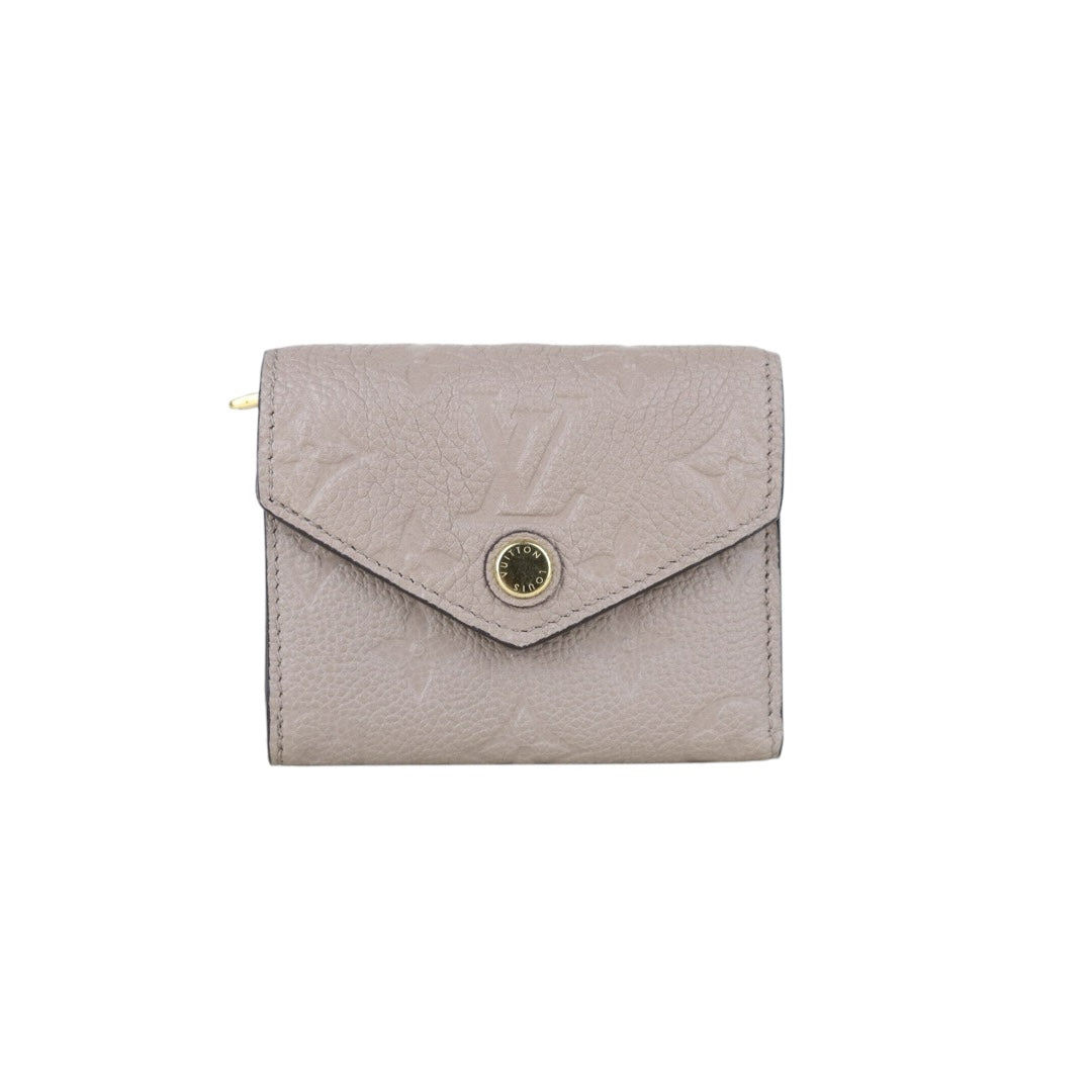 Very Good ( Rank A)｜  LV  Monogram Zoe Wallet Grey  IC Chips Model ｜Counter Price ￥99,000JPY｜H25022601