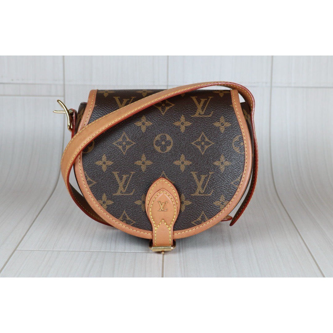 Rank AB｜ LV Monogram Tamburan Shoulder Bag Current Model｜S24051802