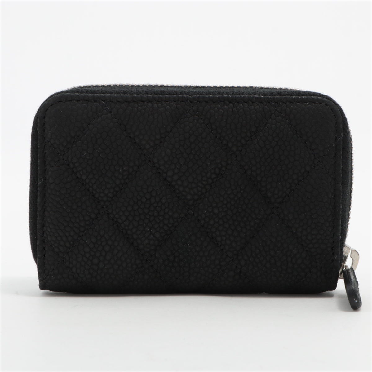 Chanel Nuback Caviar Coin Case Black