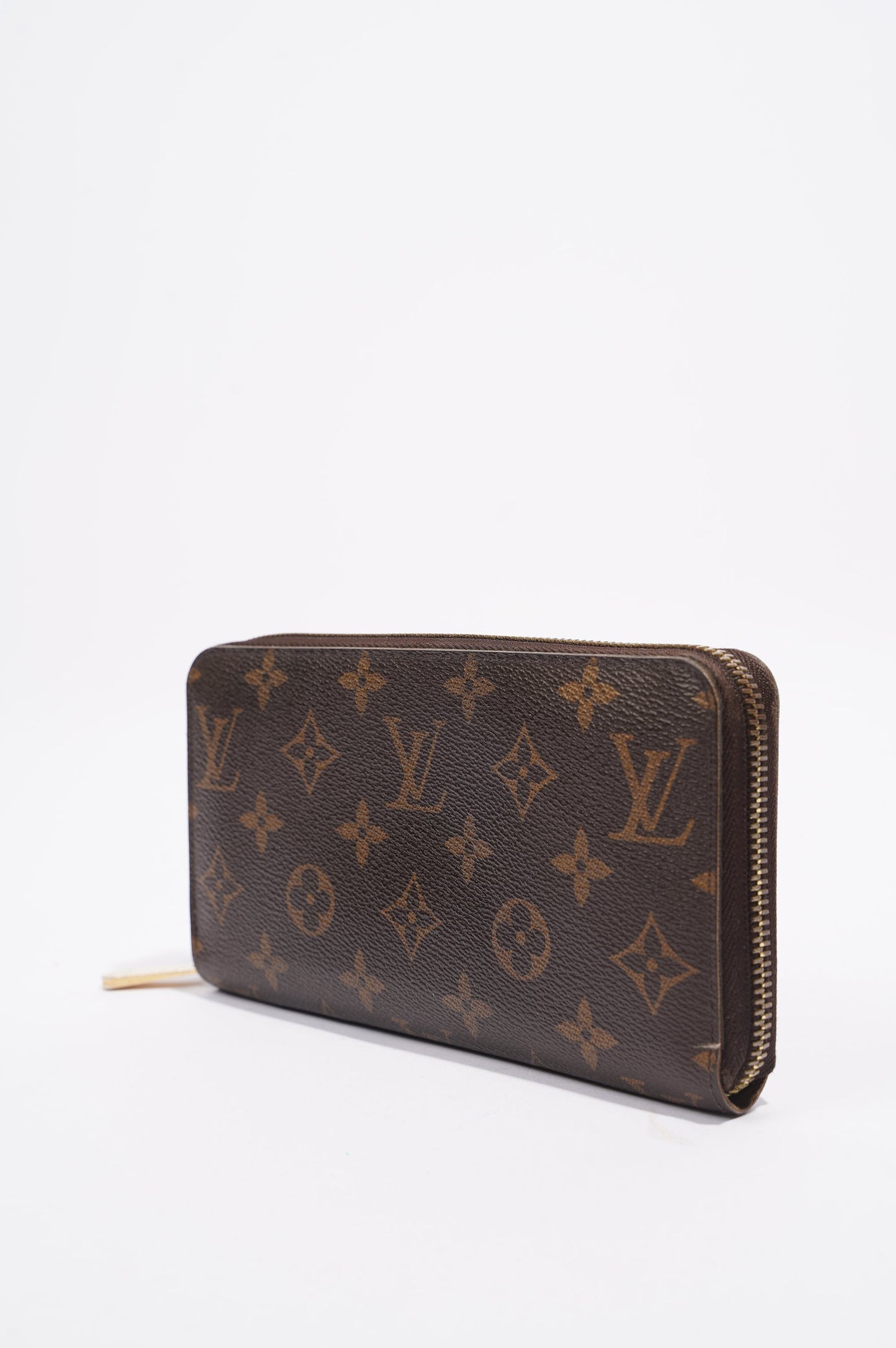 Louis Vuitton Monogram Zippy Wallet Brown Monogram Canvas