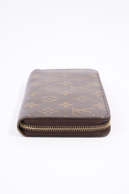 Louis Vuitton Monogram Zippy Wallet Brown Monogram Canvas