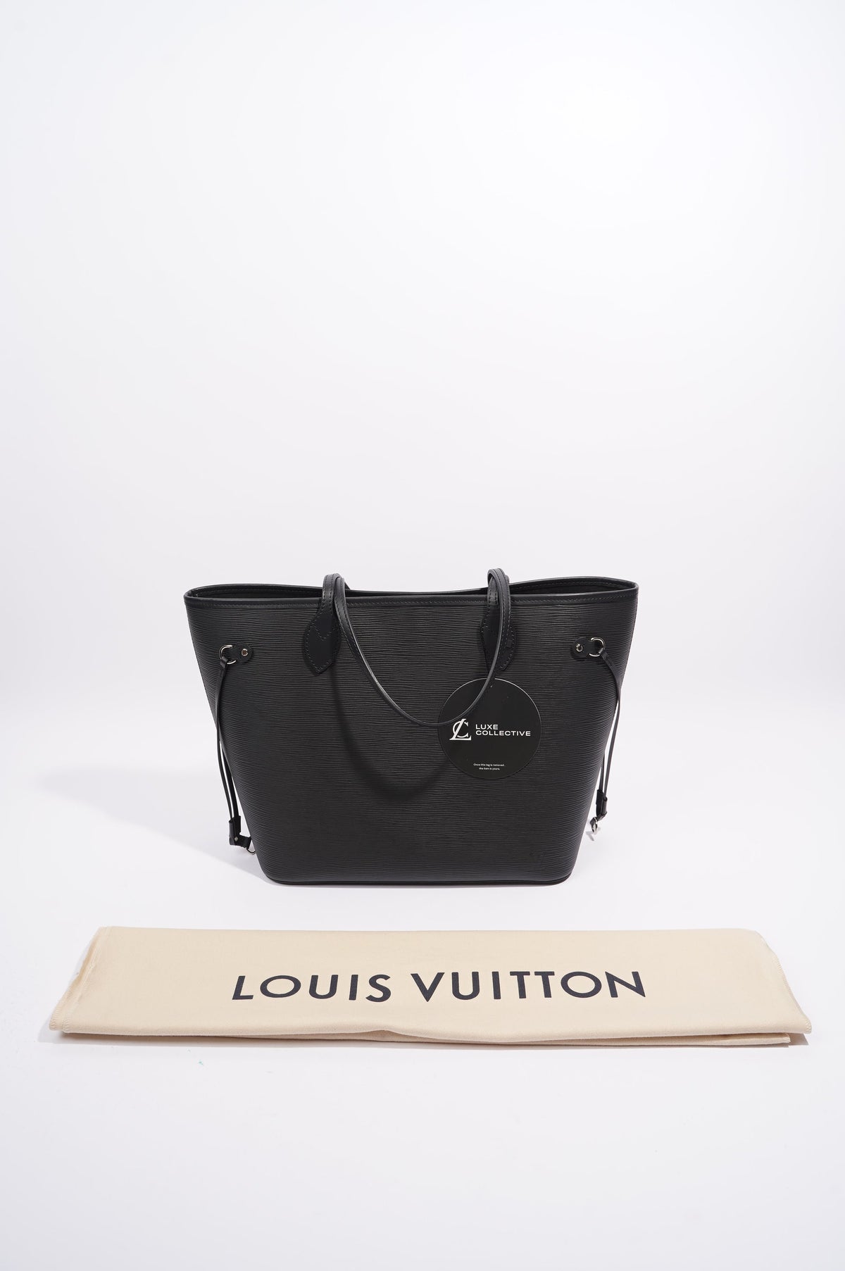 Louis Vuitton Neverfull Black Epi Leather MM