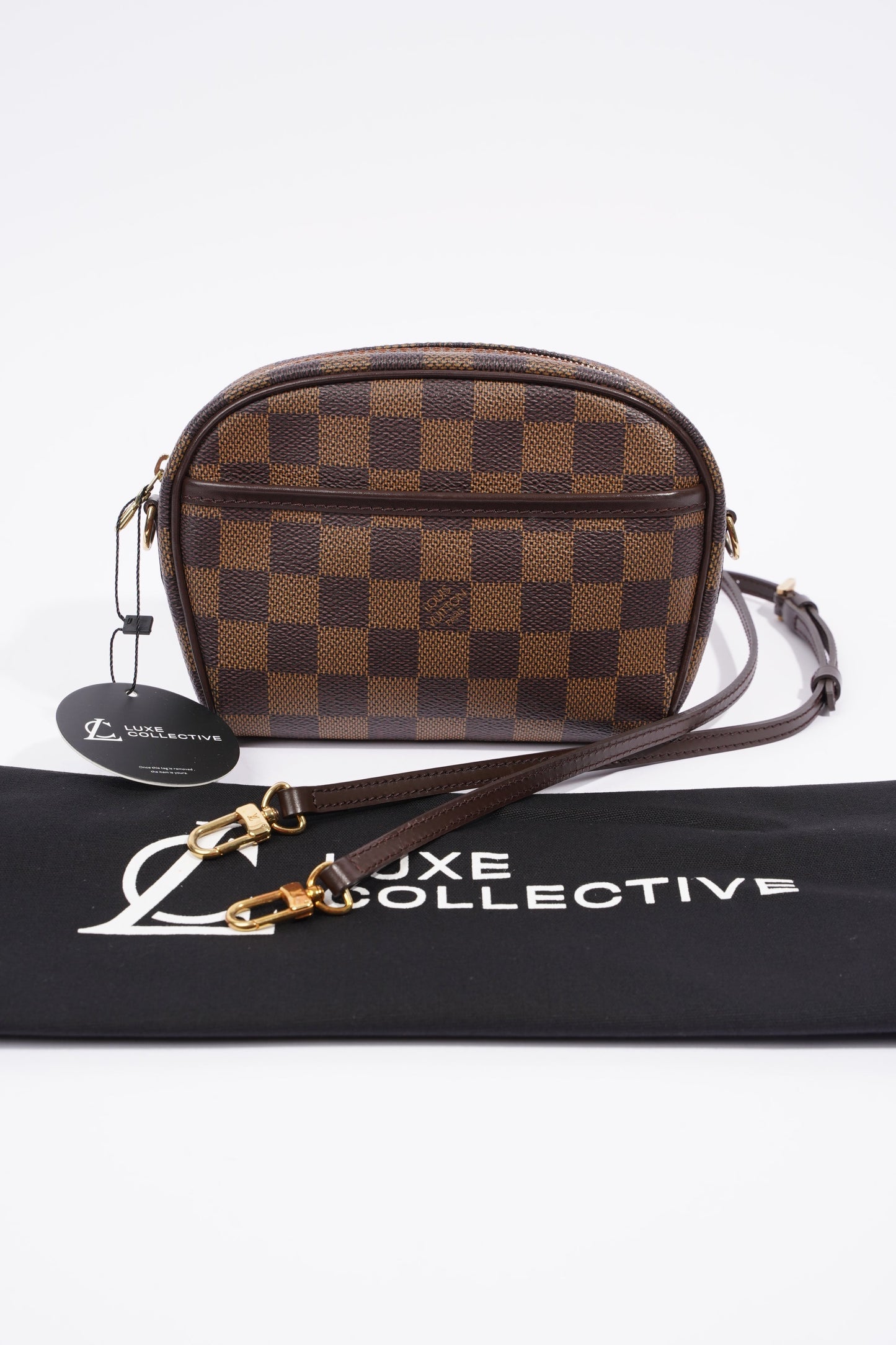 Louis Vuitton Ipanema Crossbody Damier Ebene Coated Canvas