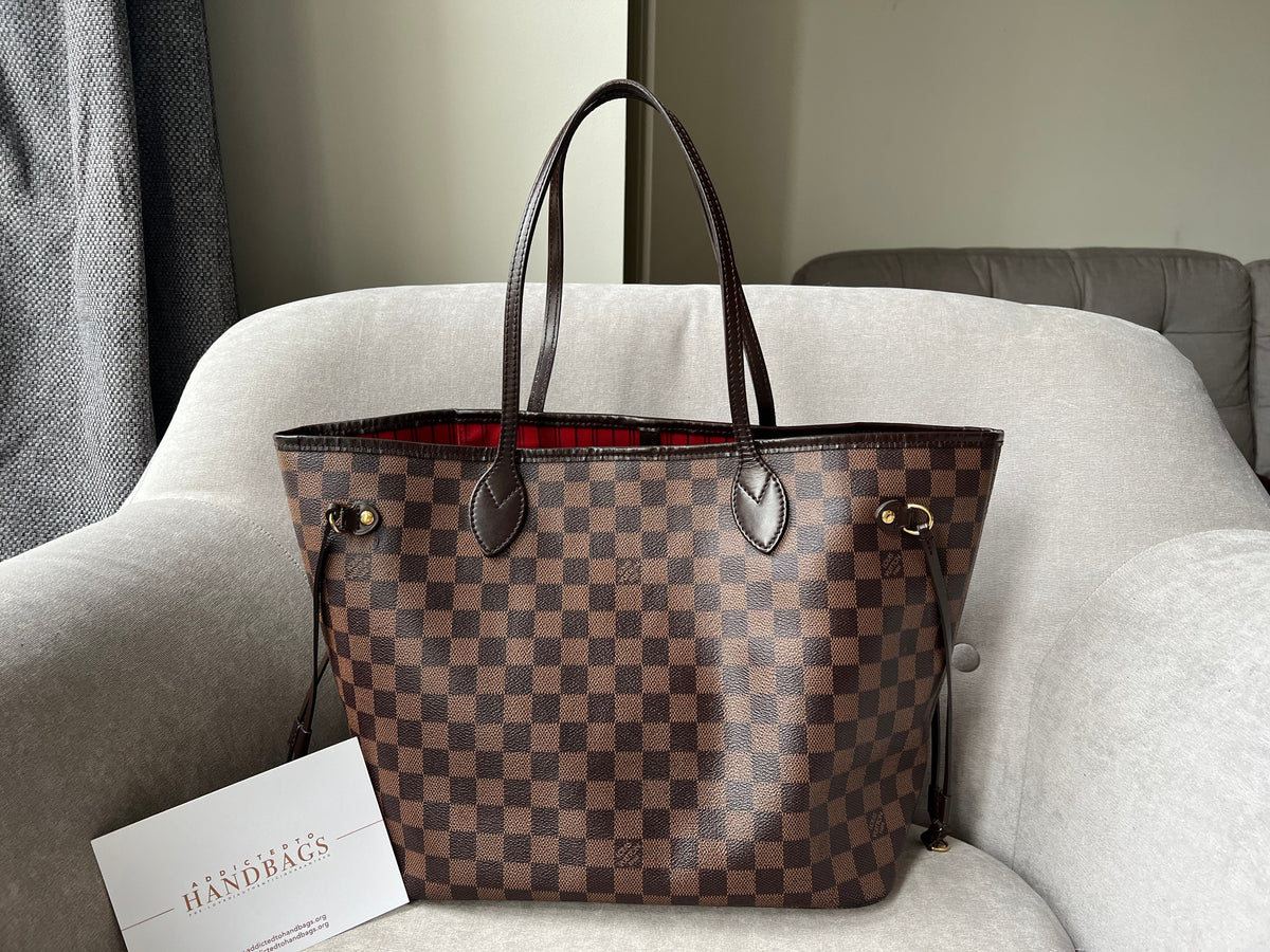 Louis Vuitton Neverfull MM Damier Ebene Cherry Interior (RRP £1,410)
