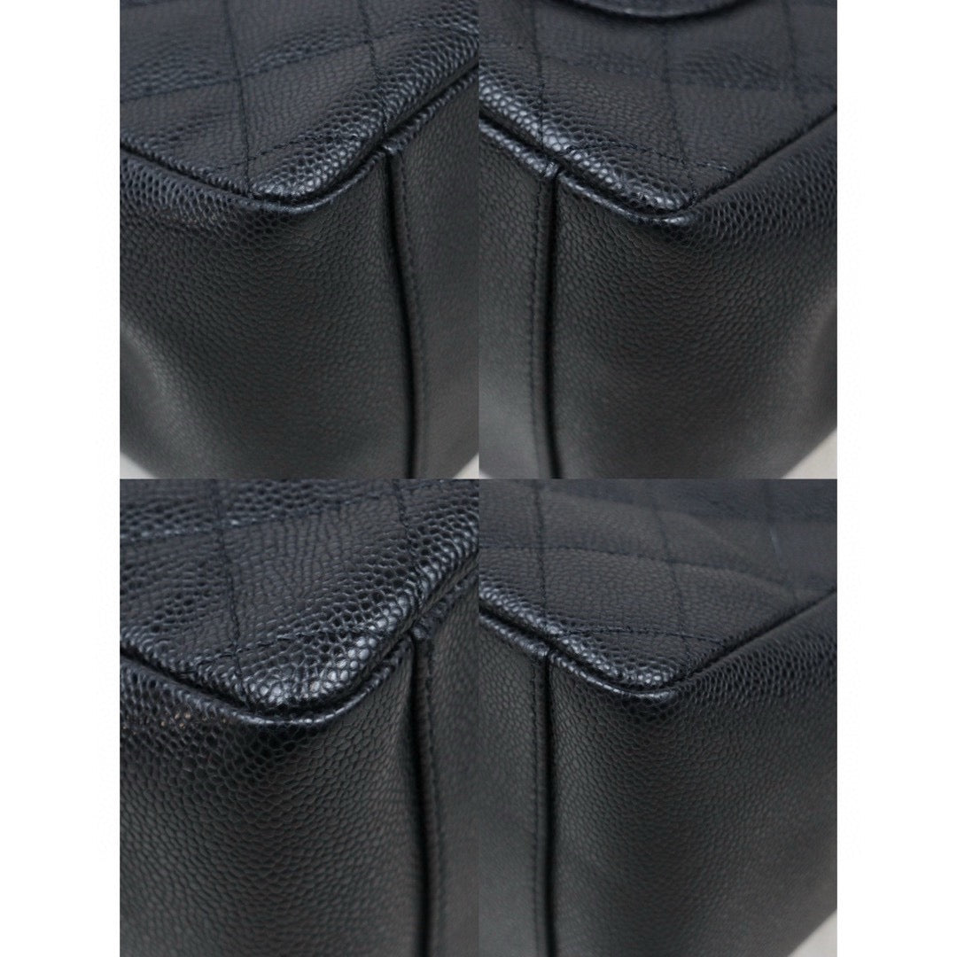 Very Good ( Rank A) ｜ CHANEL Matrasse GST Chain Tote Bag Caviar Skin Black  Made In 2012-2013Year｜H25022414