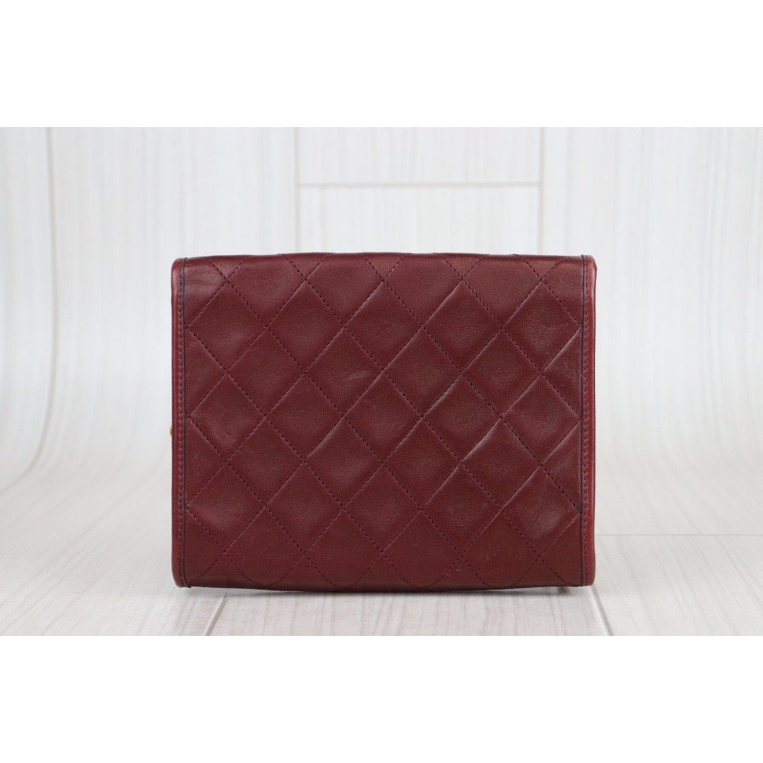 Rank AB ｜ CHANEL Mini Coco Mark Matrasse Lambskin Chain Shoulder Bag ｜V23080608