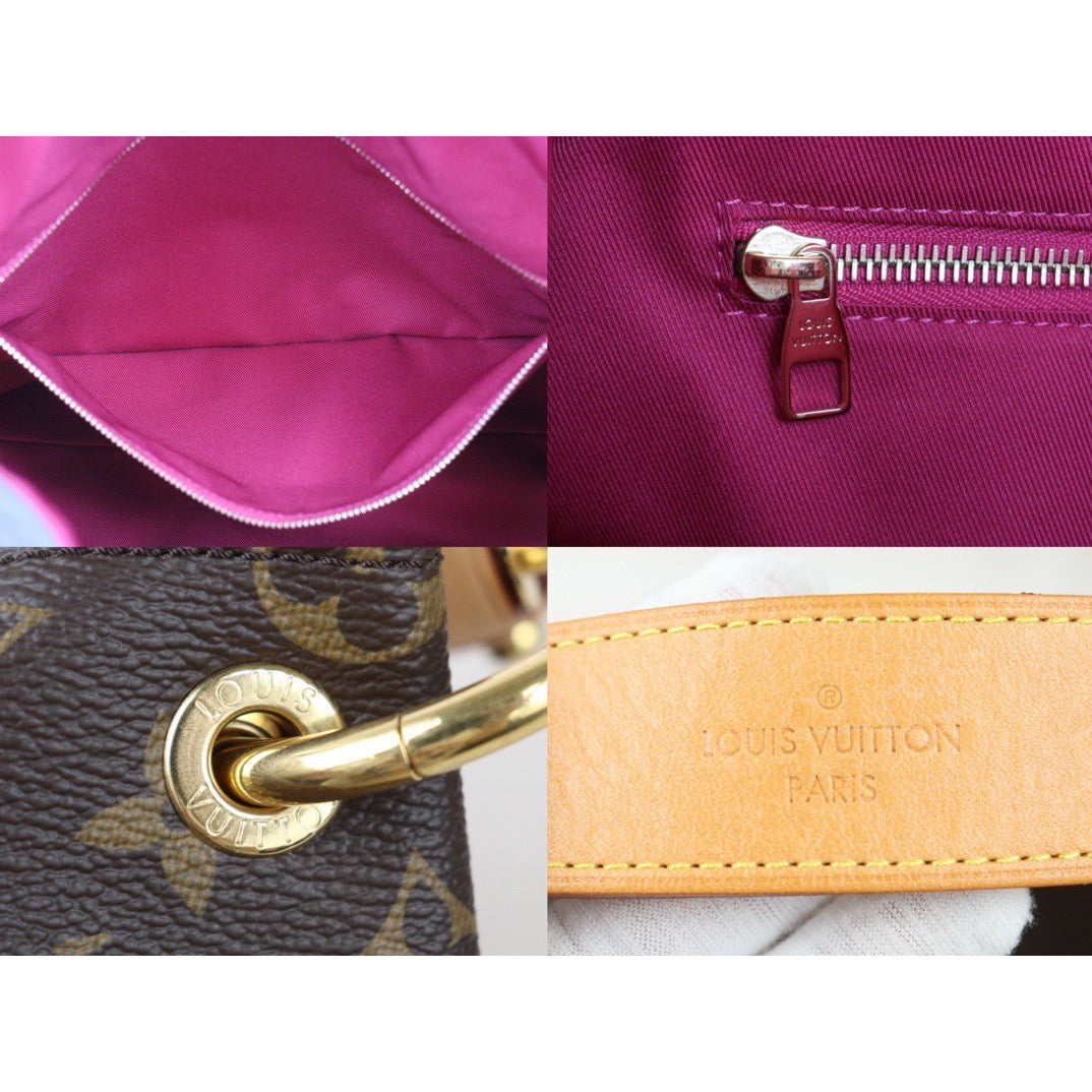 Rank AB｜LV Monogram Graceful MM Shoulder Bag｜24070105
