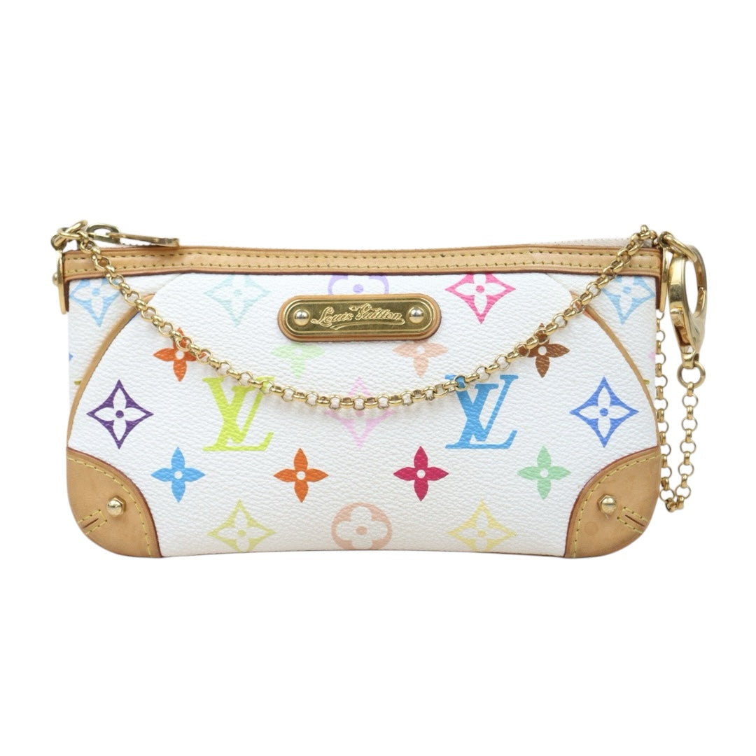 Good ( Rank AB)｜ LV Takashi Murakam Multi Monogram Pochette Mira MM Accessory Pouch｜S25021403