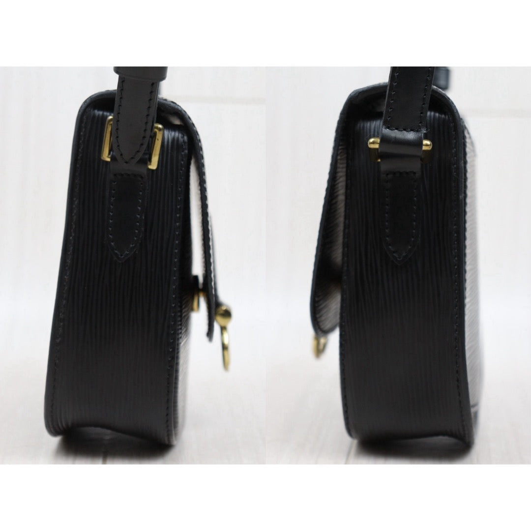 Good ( Rank AB)｜LV Epi Saint-Cloud PM Shoulder Bag Black｜25042104