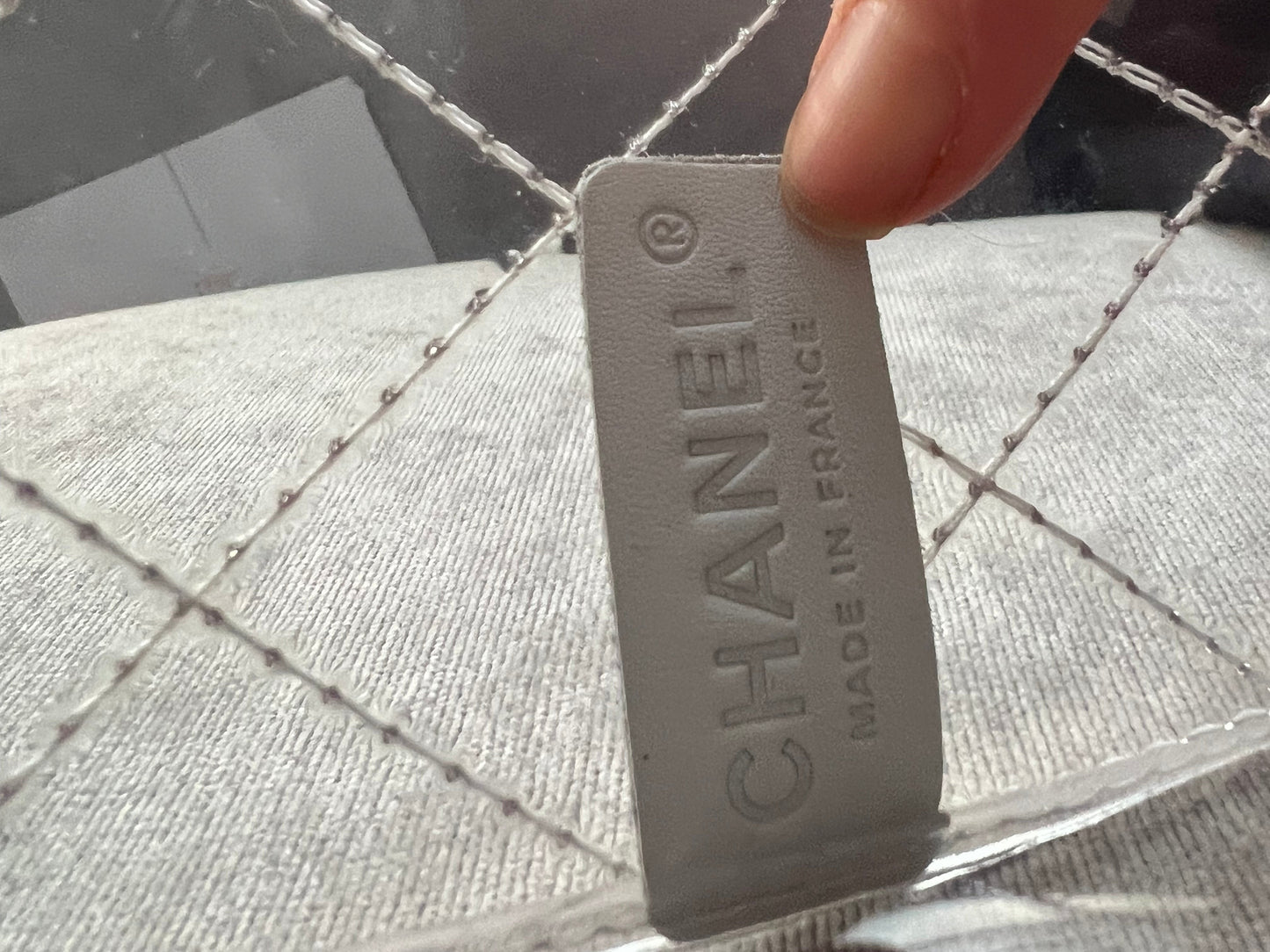 Chanel Quilted Large See Through CC Tote