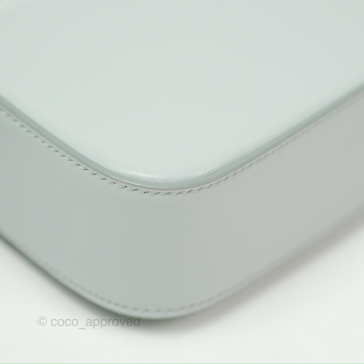 Celine Mini Claude Triomphe Bag Shiny Calfskin Soft Blue