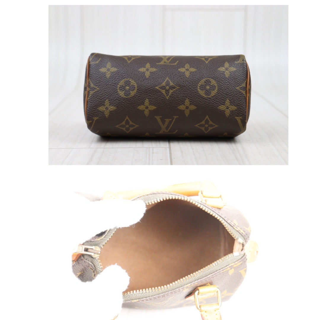 Rank AB ｜ LV Monogram Mini Speedy Handbag With Shoulder Strap｜24040807