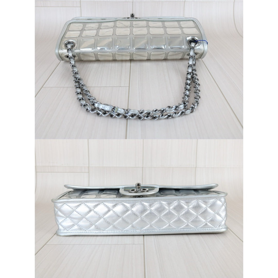 Good ( Rank AB)｜CHANEL Choclate Bar Ice Cubes Chain CF 30 Shoulder Bag Made In 2006～2008Year｜W25052001