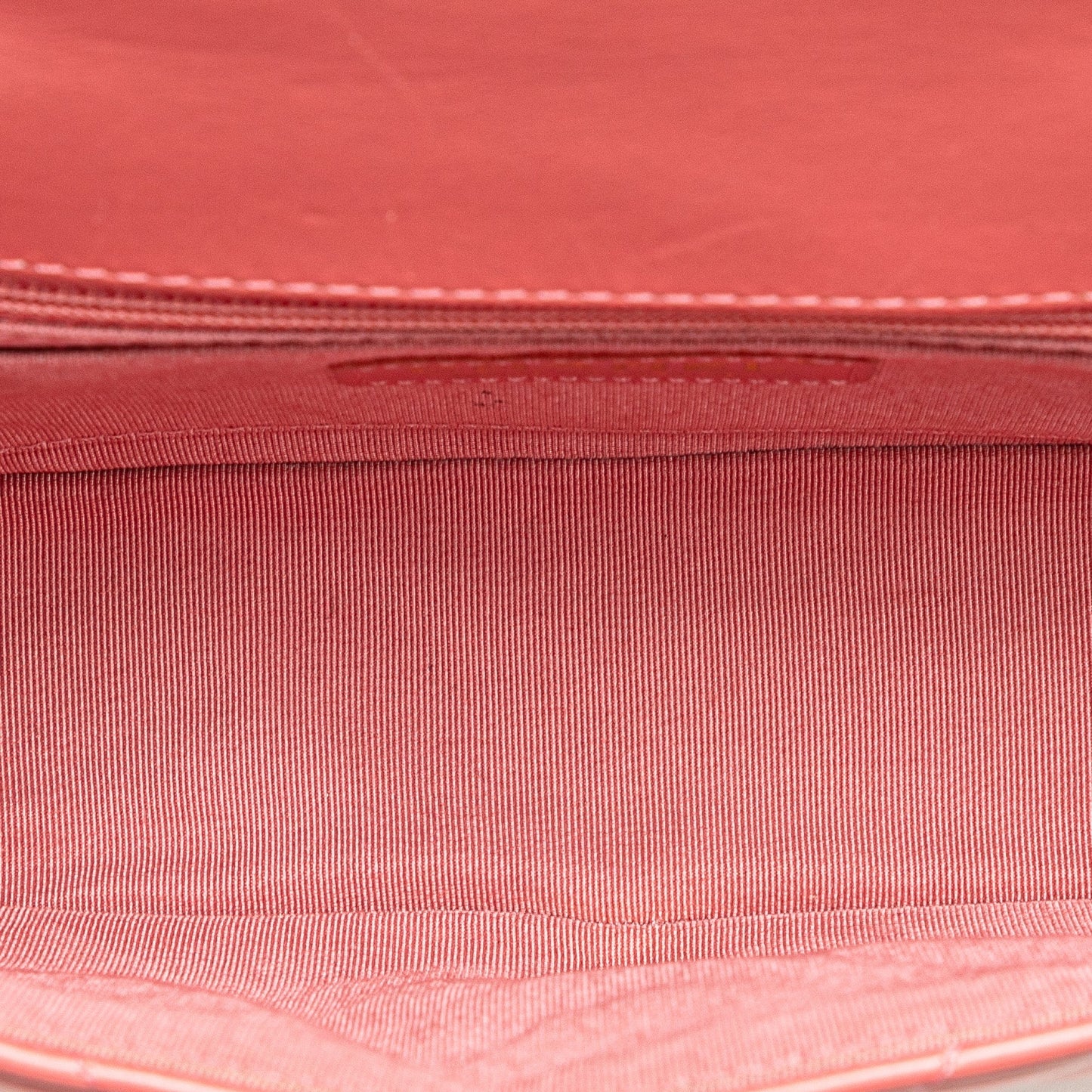 Pink Chanel Mini Chevron Calfskin Statement Flap Crossbody Bag
