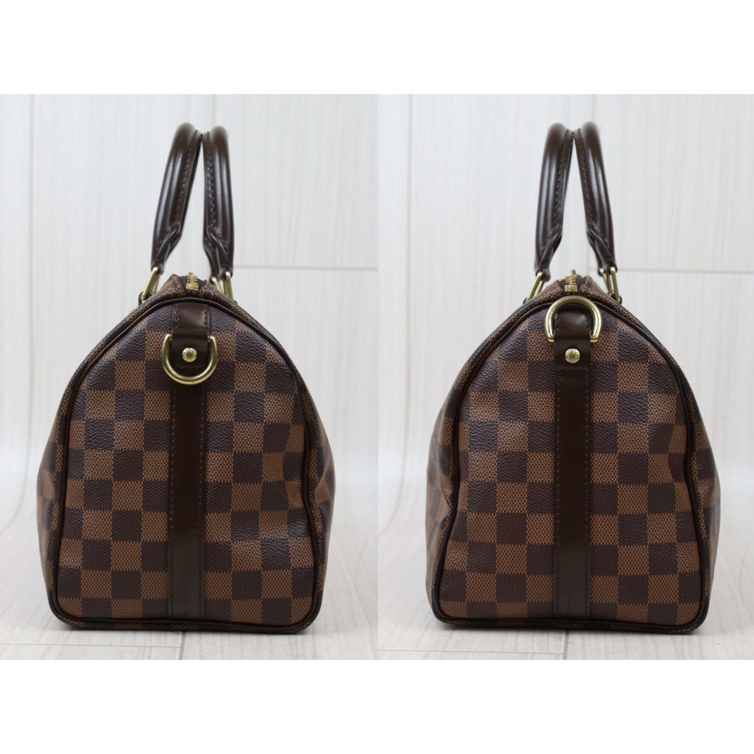 Rank AB｜ LV Damier Speedy 25 Hand Bag With Shoulder Strap｜S24061706
