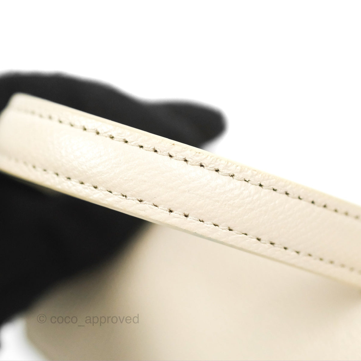 Celine Pico Belt Bag White Grained Calfskin Gold Hardware