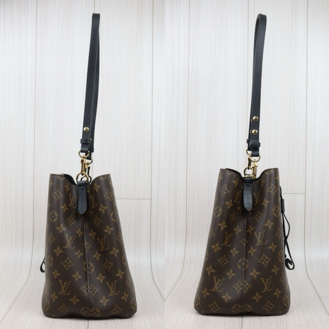 Very Good ( Rank A)｜ LV Monogram Neonoe Canvas  Black Shoulder Bag ｜Counter Price ￥326,700JPY｜S25020906