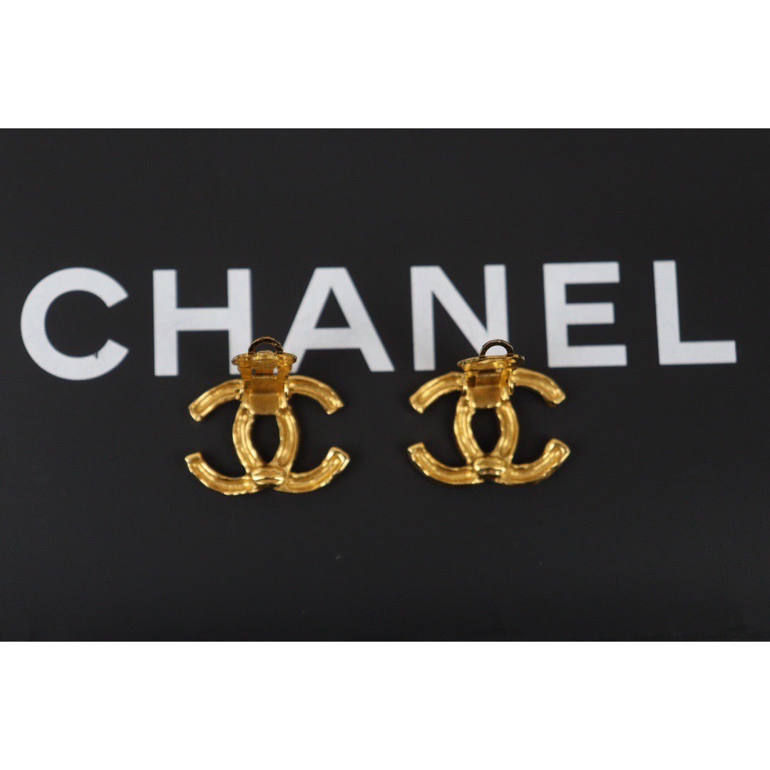 Very Good ( Rank A) ｜CHANEL COCO Earrings 18k Gold Plated ｜24061104