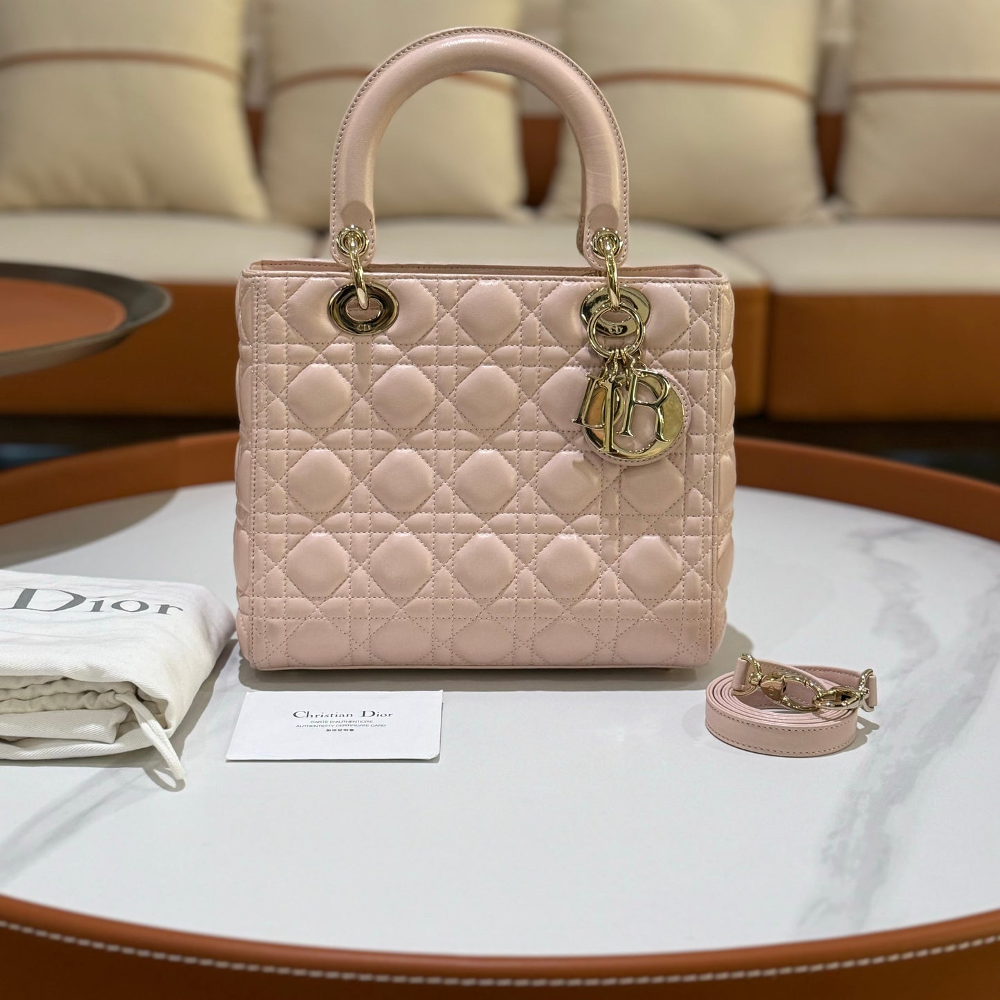 MEDIUM LADY DIOR BAG